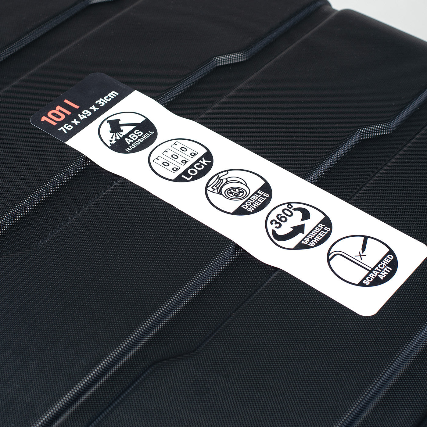 Valiză Hardshell SZUMEN 101 MARTES - 101L, Rezistentă, Roți 360° - 9