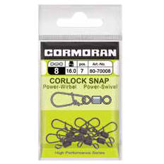 Vârtej Corlock Nr.12 Cormoran - 10kg Rezistență, 8 bucăți