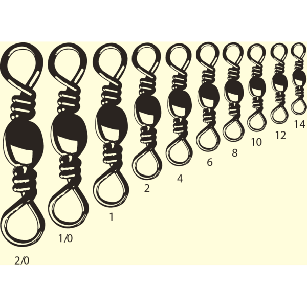 Vârtej NR.1 Mustad - 55KG, Rezistență Maximă, Fără Torsiune - 2