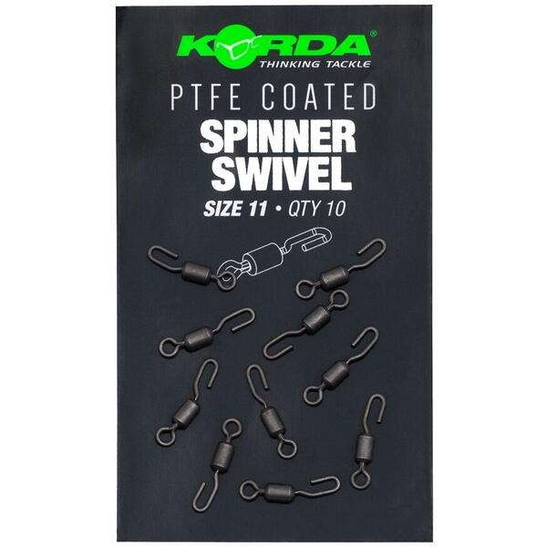 Vârtej PTFE Spinner Korda Nr.11 - Rotație Perfectă, Fără Răsucire Fir - 3