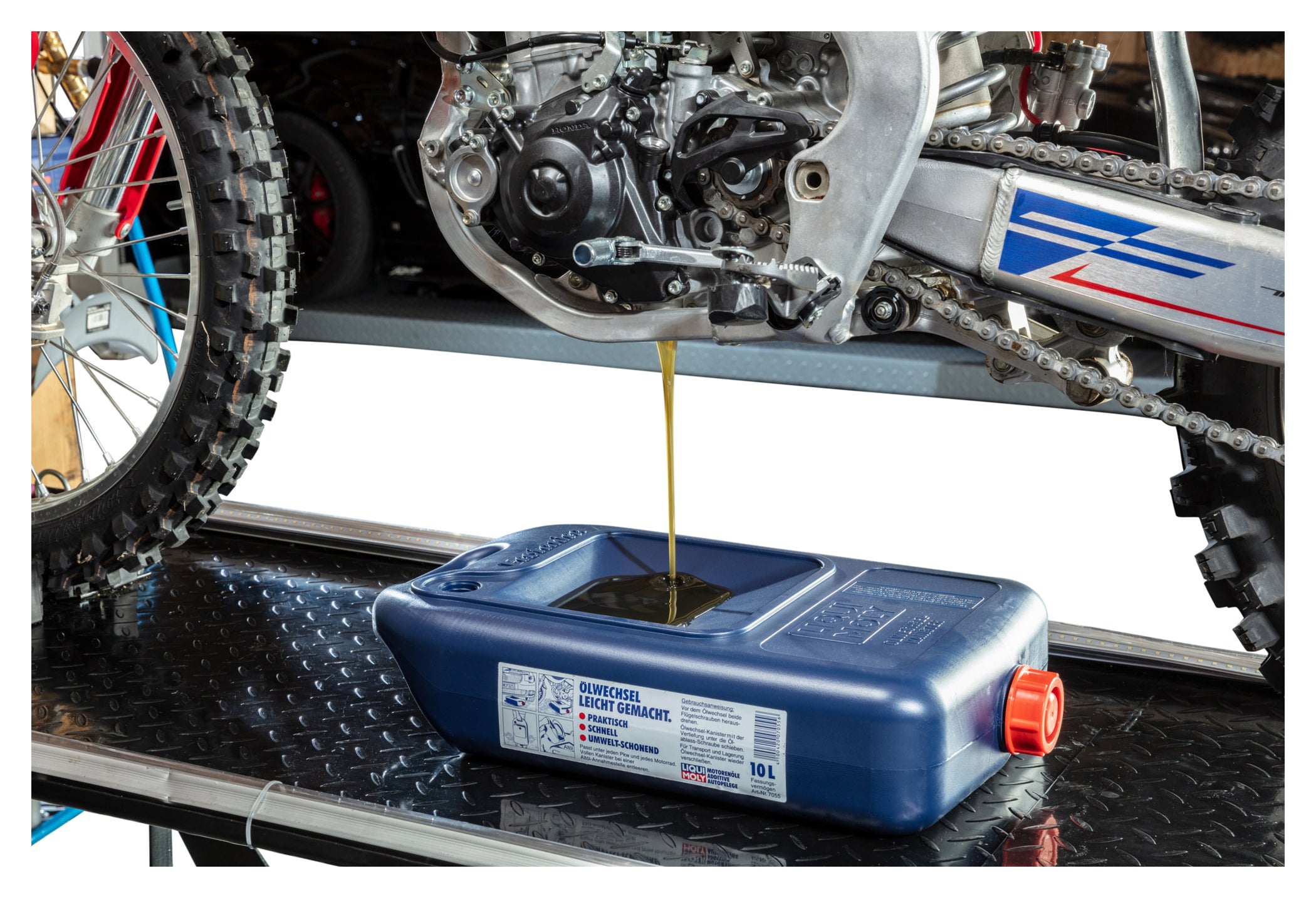 Vas Colector Ulei Uzat Liqui Moly - 10 Litri, Cu Sită