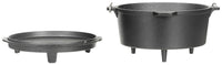 Vas Gătit Dutch Oven Negru FoxOutdoor - Fontă, 3.8L