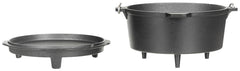 Vas Gătit Dutch Oven Negru FoxOutdoor - Fontă, 3.8L