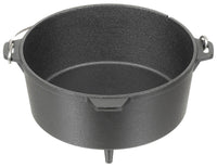 Vas Gătit Dutch Oven Negru FoxOutdoor - Fontă, 3.8L