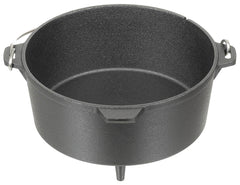 Vas Gătit Dutch Oven Negru FoxOutdoor - Fontă, 3.8L