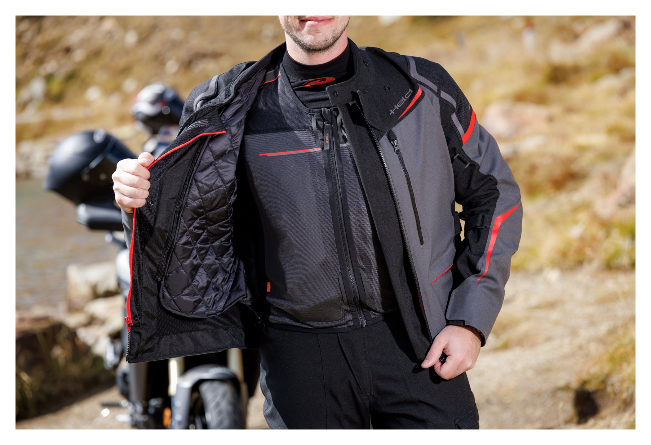 Vestă Airbag eVest 2 In&Box Held - Siguranță Moto Inovatoare