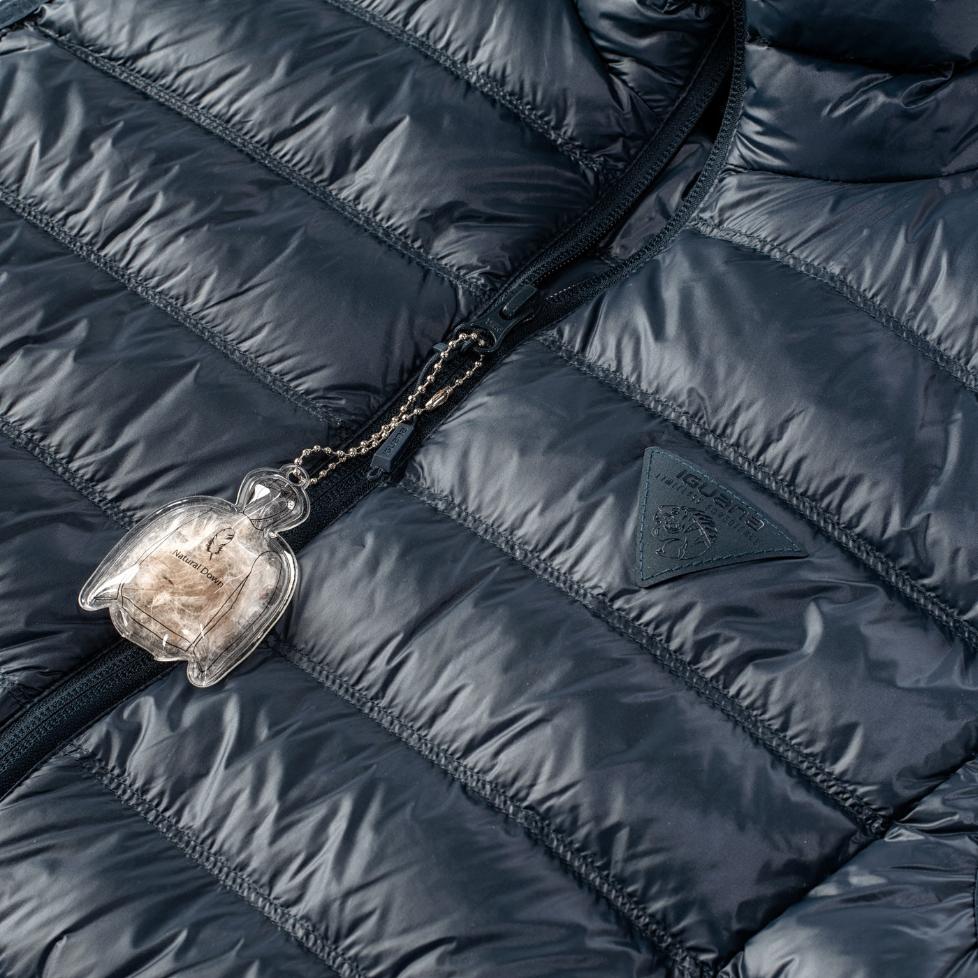 Vestă Bărbați Matlasată Blanco Iguana - Puf Natural, Fermoar YKK - 4