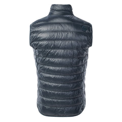Vestă Bărbați Matlasată Blanco Iguana - Puf Natural, Fermoar YKK - 8