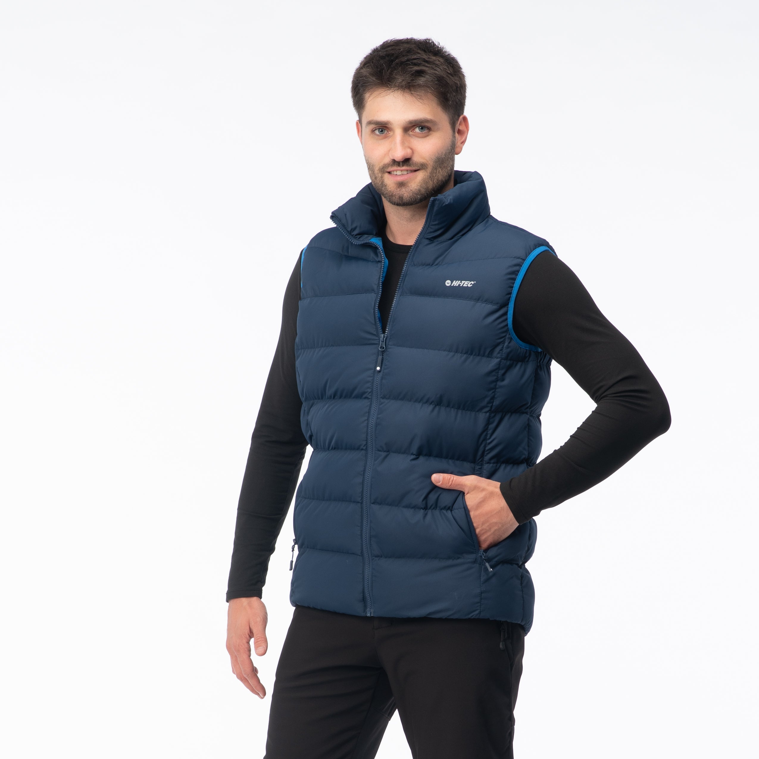 Vestă Bărbați Matlasată SANIS Hi-Tec - Elemente Reflectorizante - 10