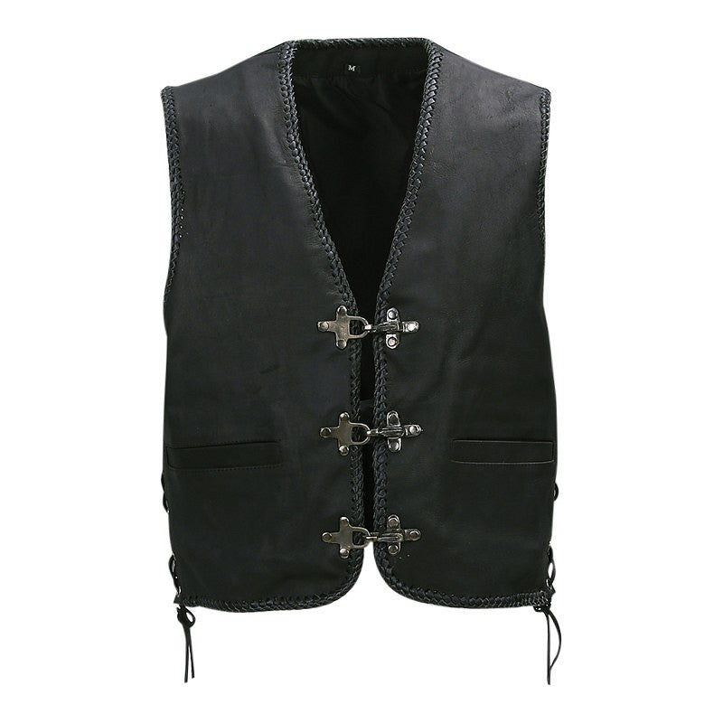 Vestă Biker Negru X-treme - Stil Autentic & Rezistență Brutală