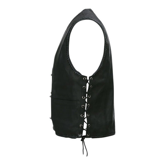 Vestă Biker Negru X-treme - Stil Autentic & Rezistență Brutală