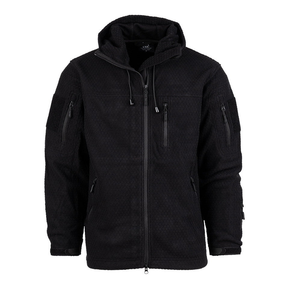 Vestă Fleece Hexagon Negru Military-Shop - Adaptabilitate Tactică