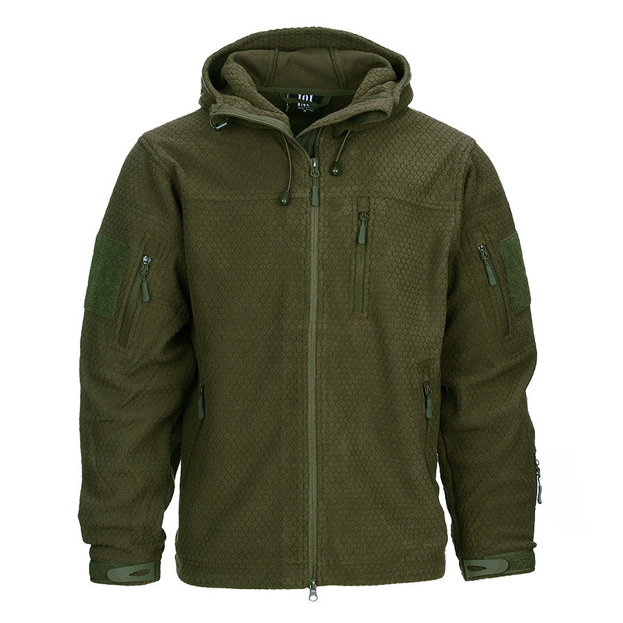 Vestă Fleece Hexagon Verde Tactical - Confort Adaptabil în Misiune