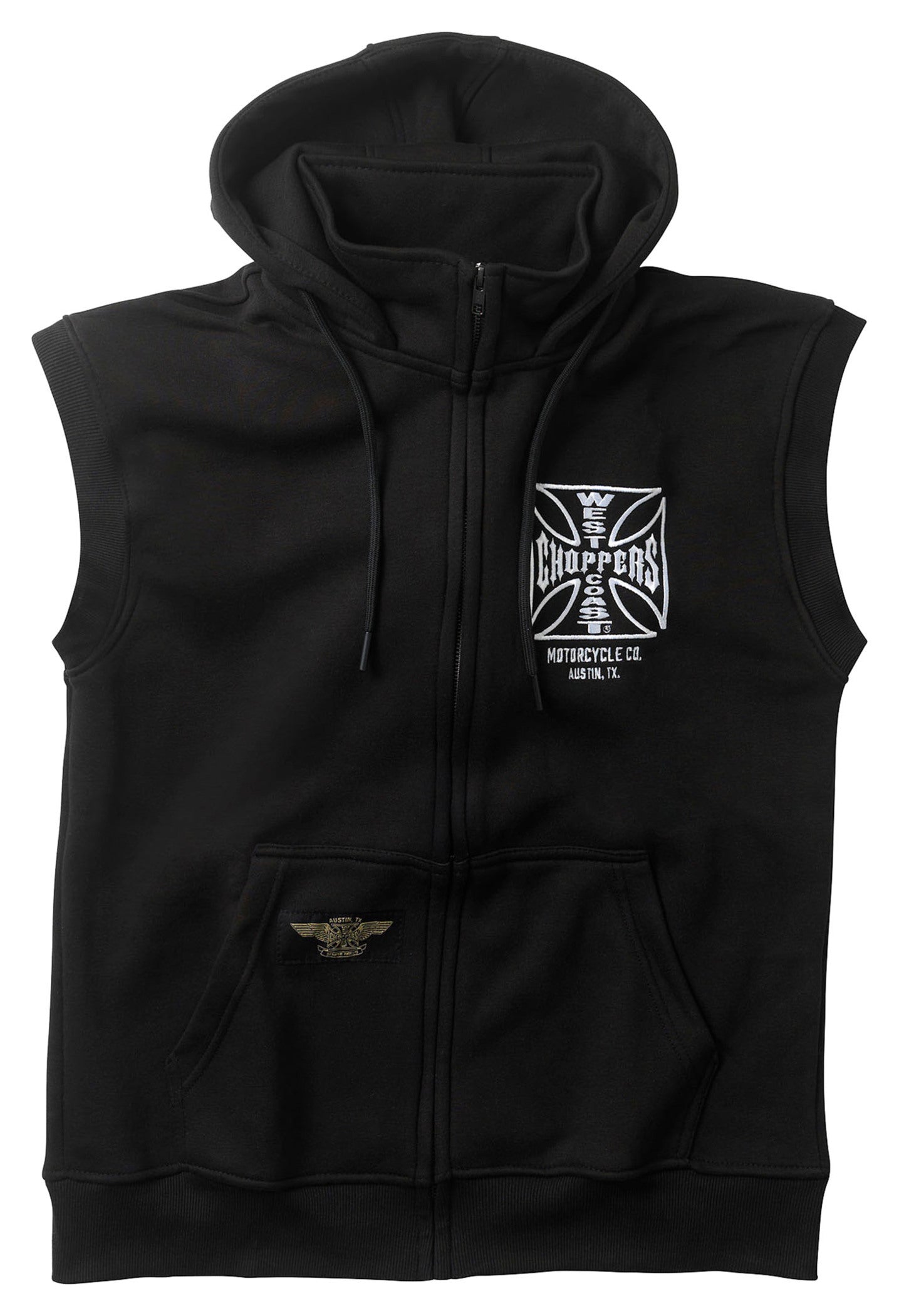 Vestă Hoodie OG ATX West Coast Choppers - Stil Urban Moto