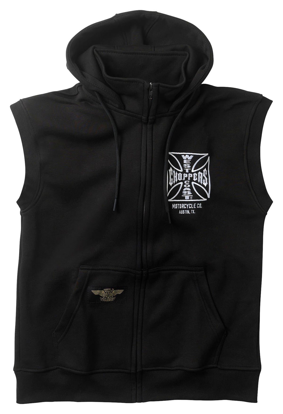 Vestă Hoodie OG ATX West Coast Choppers - Stil Urban Moto