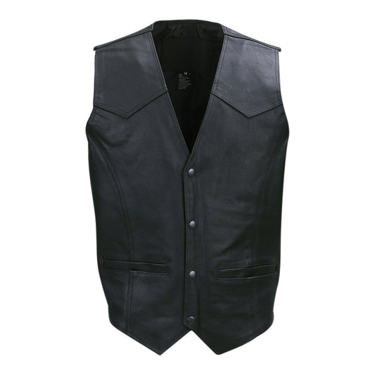 Vestă Leren Zonder Opdruk Negru military-shop.ro - Stil Tactic Autentic
