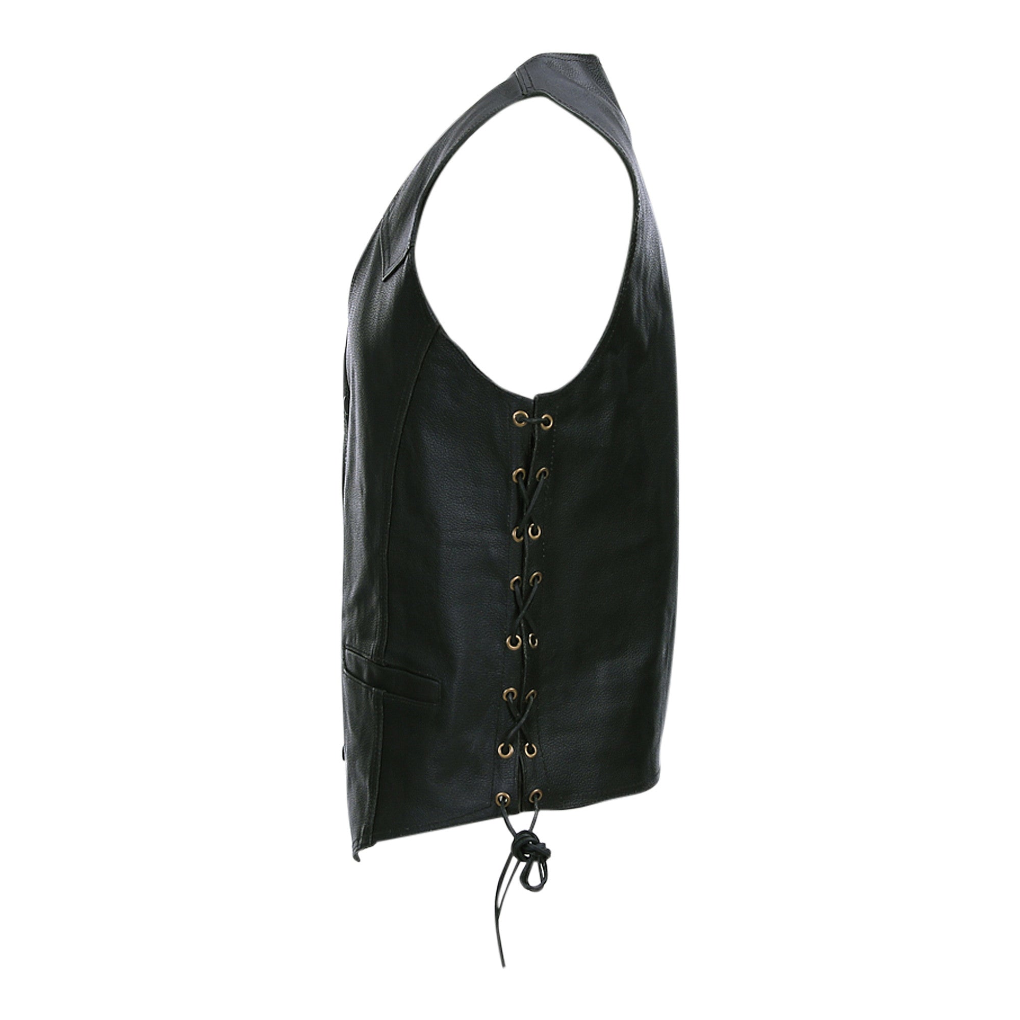 Vestă Leren Zonder Opdruk Negru military-shop.ro - Stil Tactic Autentic