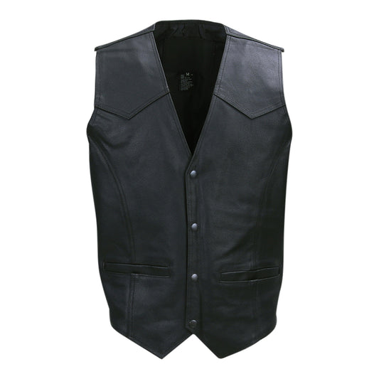 Vestă Leren Zonder Opdruk Negru military-shop.ro - Stil Tactic Autentic