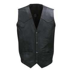 Vestă Leren Zonder Opdruk Negru military-shop.ro - Stil Tactic Autentic