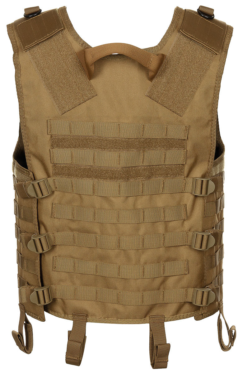 Vestă MOLLE Light Coyote Tan MFH - Sistem Modular, Ajustabilă