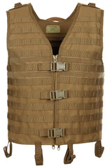 Vestă MOLLE Light Coyote Tan MFH - Sistem Modular, Ajustabilă