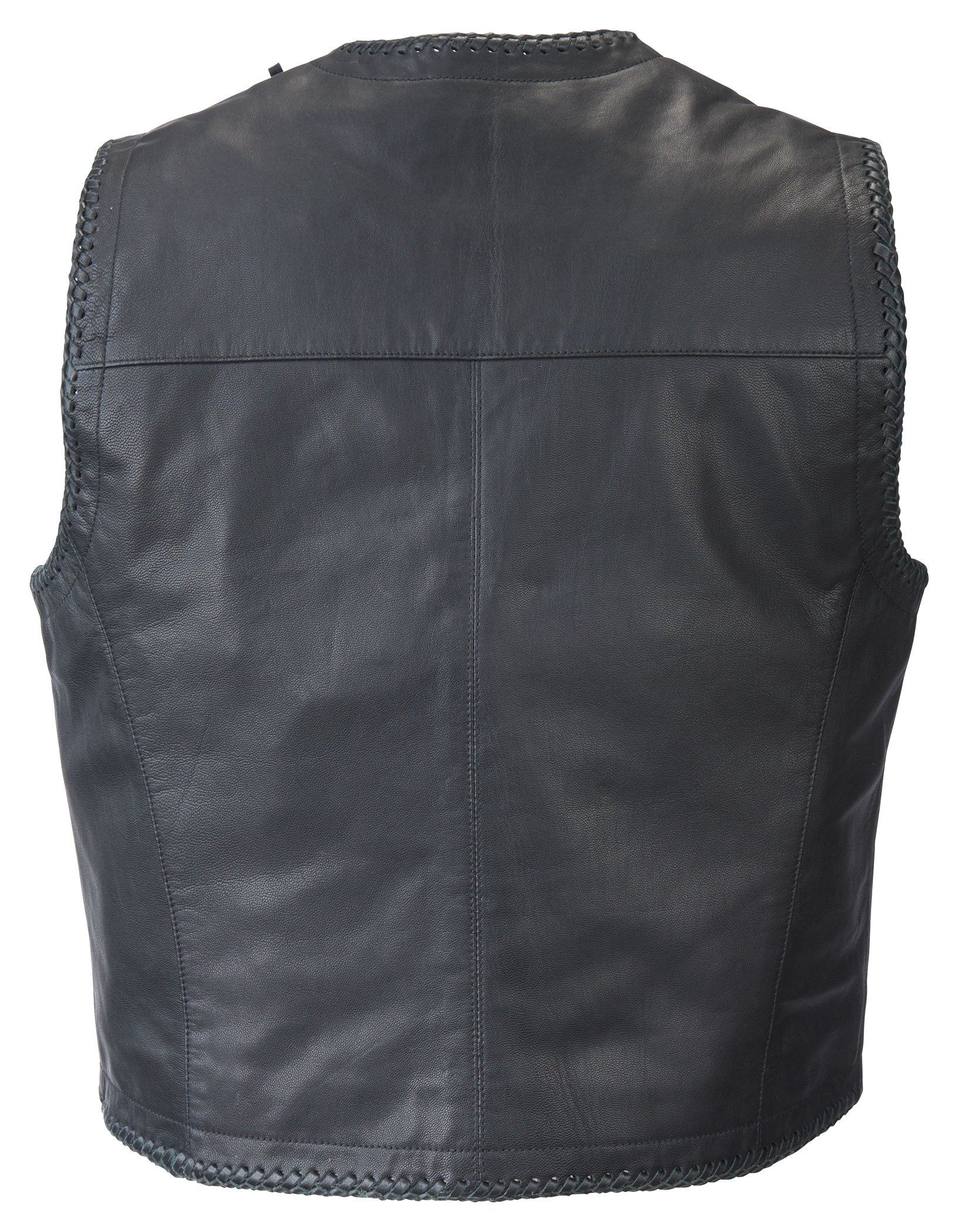 Vestă Moto Concho II Highway 1 - Piele, Conchos Decorative