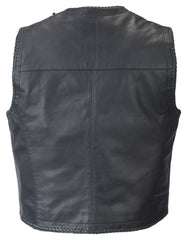 Vestă Moto Concho II Highway 1 - Piele, Conchos Decorative