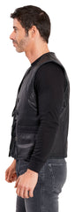 Vestă Moto Concho II Highway 1 - Piele, Conchos Decorative
