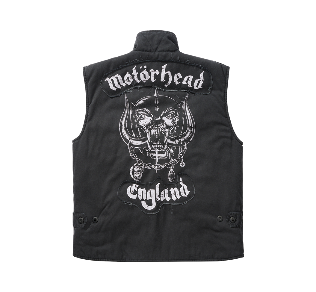 Vesta Motörhead Ranger Negru Brandit - Stil Autentic Rock