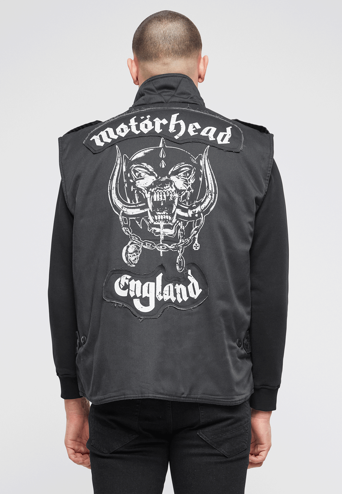 Vesta Motörhead Ranger Negru Brandit - Stil Autentic Rock