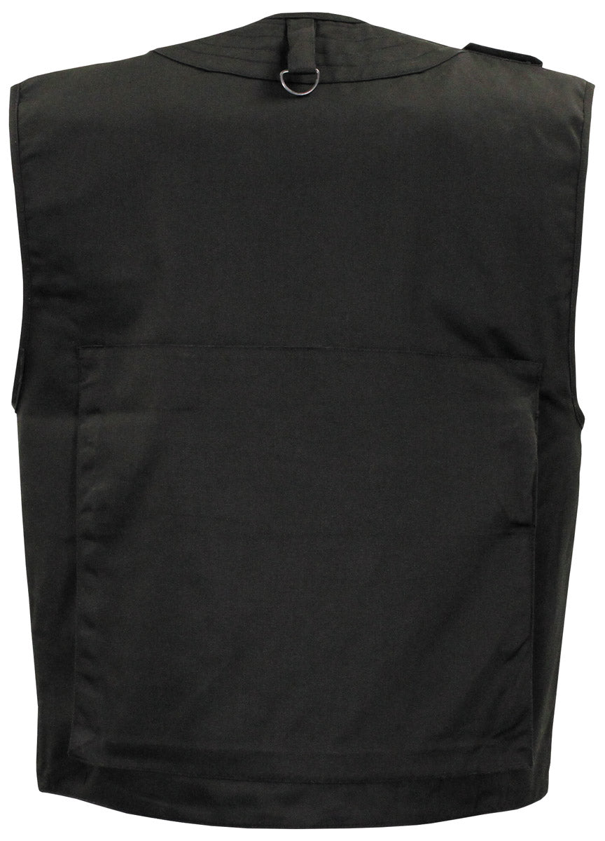 Vestă Multifuncțională Rezistentă Negru FoxOutdoor - Fermoar Ascuns, Buzunare Multiple