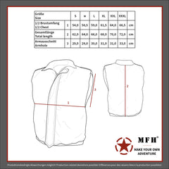 Vestă Multifuncțională Rezistentă Negru FoxOutdoor - Fermoar Ascuns, Buzunare Multiple