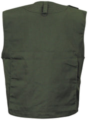 Vestă Outdoor Heavy-Duty Oliv FoxOutdoor - 10 Buzunare, Fermoar Ascuns