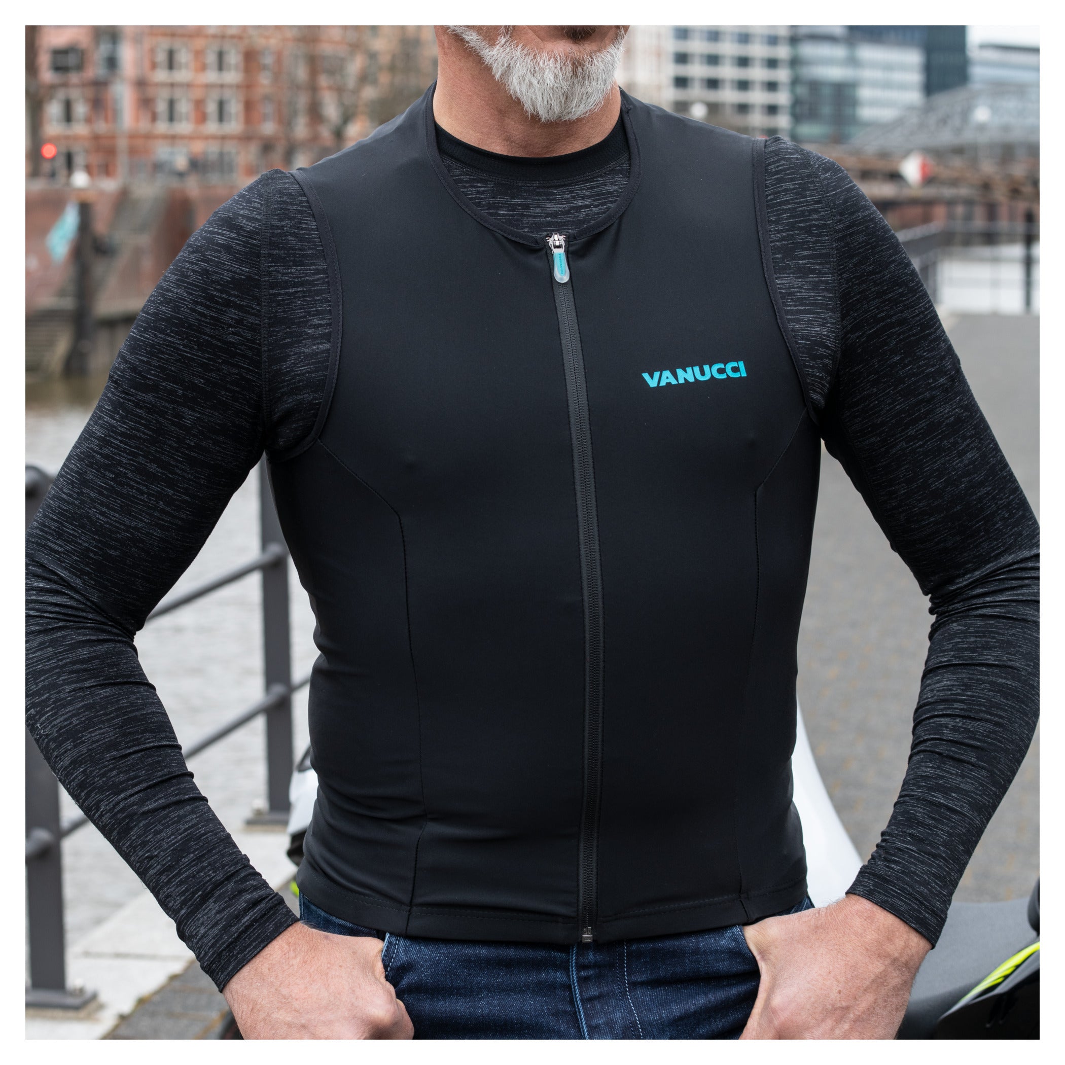 Vestă Protecție Moto VXP-2 Vanucci Bărbați - Ușoară și Flexibilă