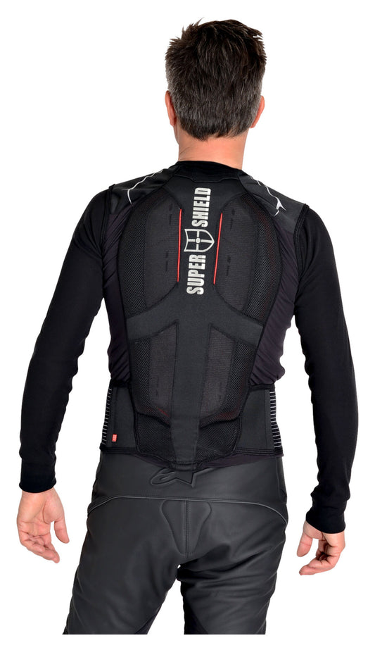 Vestă Protecție Spate SUPER SHIELD - Nivel 2, Respirabilă