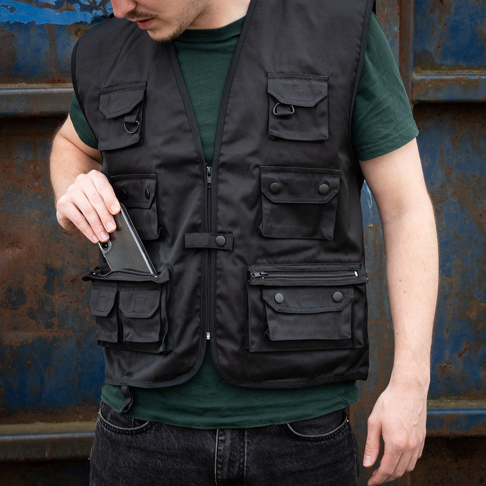 Vestă Reportervest Negru Model 123423 - Versatilitate Maximă
