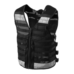 Vestă SAR Helikon-Tex Modulară cu Benzi Reflectorizante Neagră