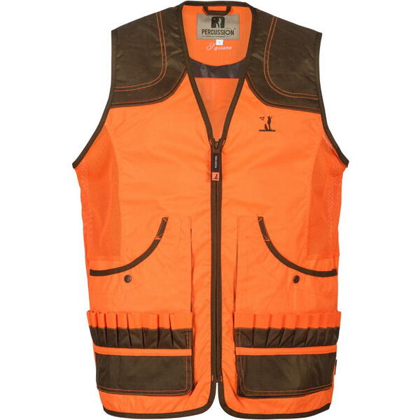 Vestă Savane Orange TREESCO - Vizibilitate Maximă, Confortabilă - 1