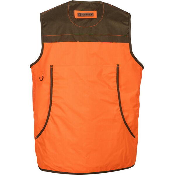 Vestă Savane Orange Treesco - Vizibilitate Sporită, Buzunare Multiple - 2
