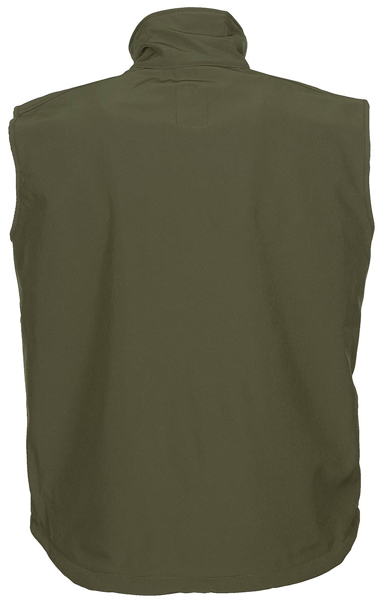 Vestă Softshell Allround Oliv MFH - Rezistentă la Vânt & Apă, Spate Extins
