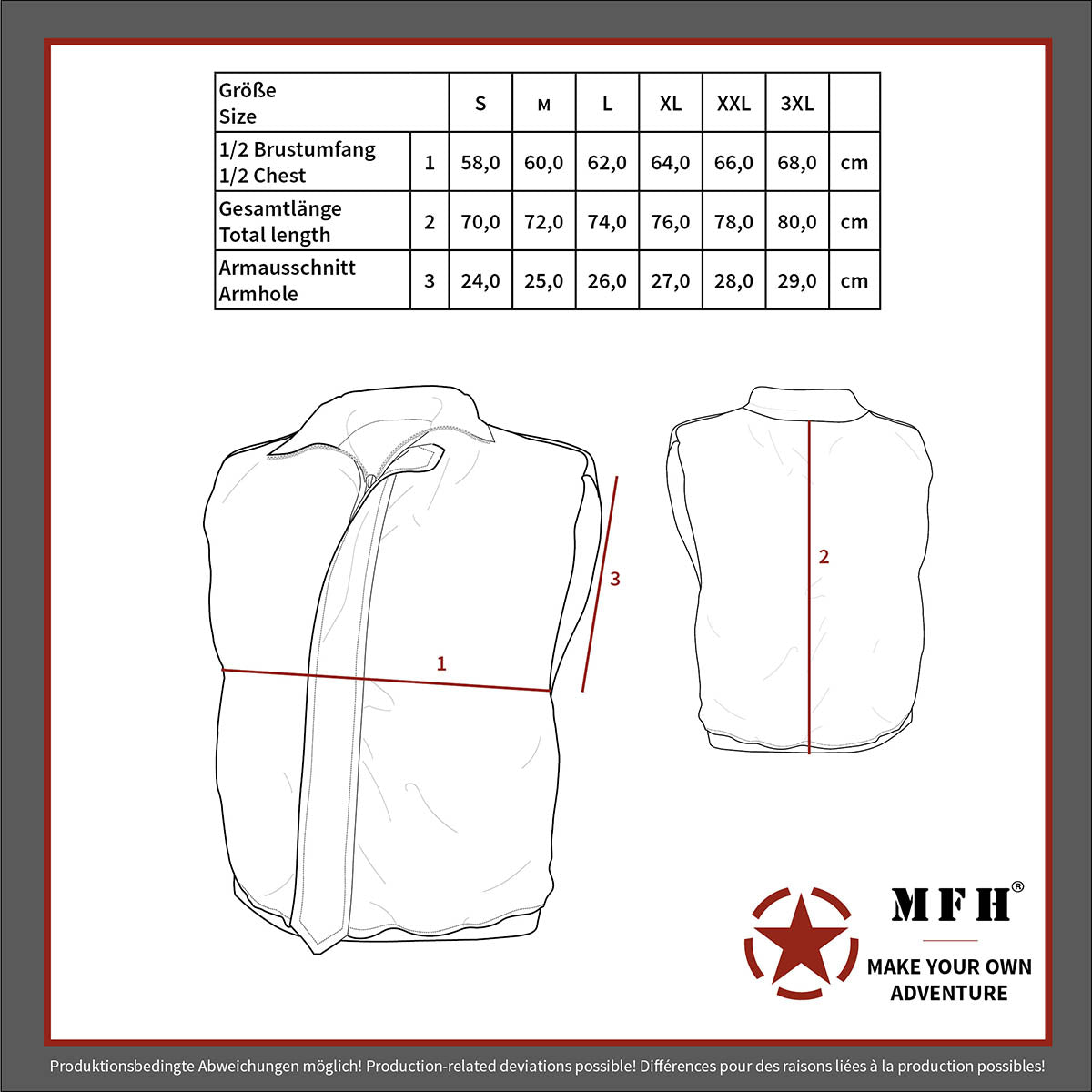 Vestă Softshell Allround Oliv MFH - Rezistentă la Vânt & Apă, Spate Extins