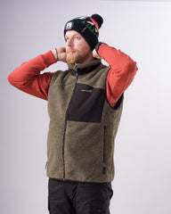 Vesta Summit Sherpa Fleece Vest RAL7013 Pentagon Tactical - Confort Termic Superior și Libertate de Mișcare