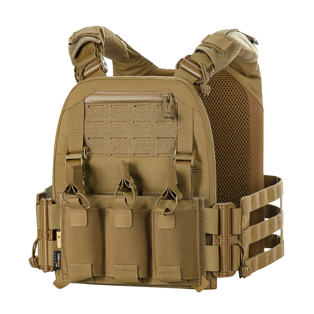 Vesta tactică Plate Carrier Cuirass FAST Elite M-Tac - Coyote, Mărimea L