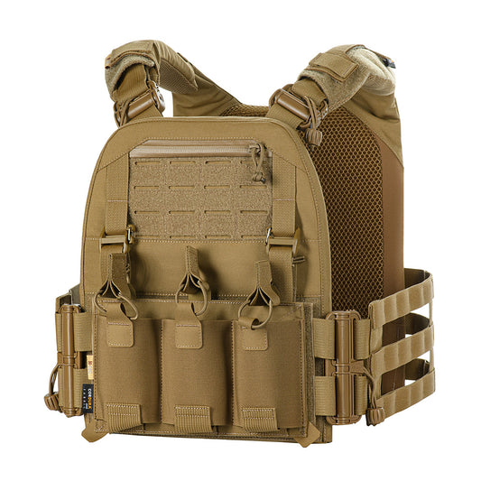 Vesta tactică Plate Carrier Cuirass FAST Elite M-Tac - Coyote, Mărimea L