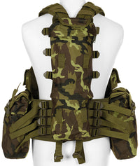 Vestă Tactică cu Buzunare Camo M95 CZ MFH - Material Mesh, Mărime Ajustabilă