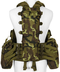 Vestă Tactică cu Buzunare Camo M95 CZ MFH - Material Mesh, Mărime Ajustabilă