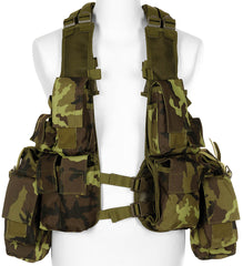 Vestă Tactică cu Buzunare Camo M95 CZ MFH - Material Mesh, Mărime Ajustabilă
