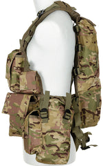 Vesta Tactica cu Buzunare Operation Camo MFH - Material Plasă, Mărime Ajustabilă