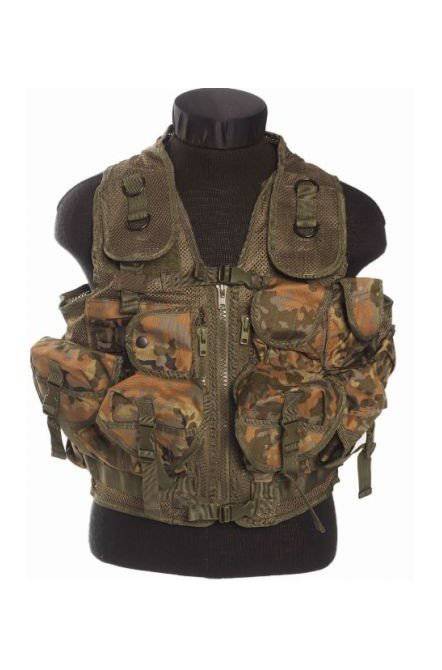 Vestă Tactică Flectar cu 9 Buzunare – Echipament Funcțional și Durabil