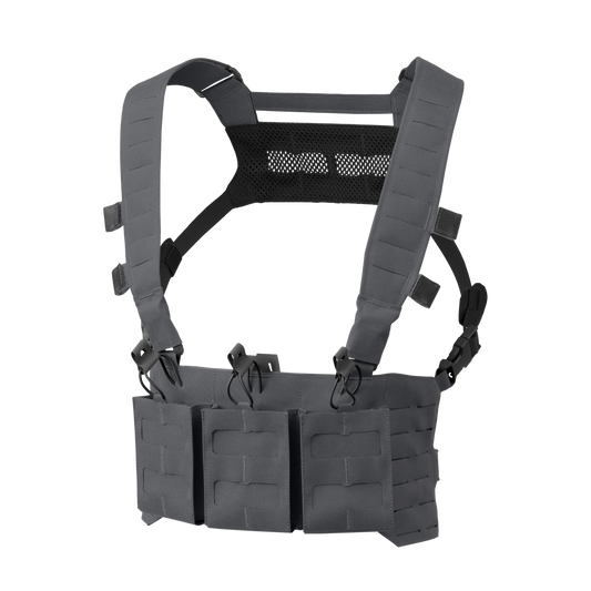 Vestă Tactică Helikon-Tex Curtiss Chest Rig Shadow Grey cu 3 Port-încărcătoare .308
